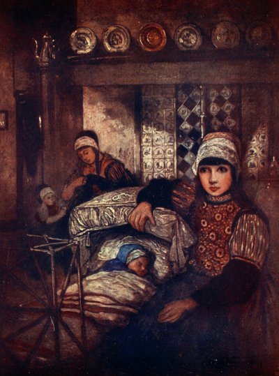 Un interior de Marken, 1904 de Nico Jungman